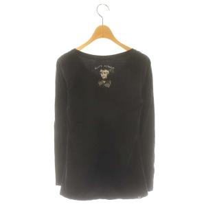 HYSTERIC GLAMOUR KURT COBAIN 長袖カットソー Tシャツ F 黒 ブラック /HK OS