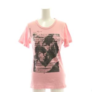 KURT COBAIN 半袖カットソー Tシャツ プリント F ピンク