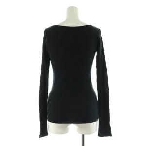 HYSTERIC GLAMOUR プリント 長袖カットソー ロンT ストレッチ コットン F 黒 ブラック