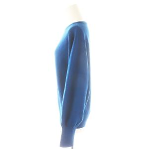 Spick&Span 22SS ドルマンフェミニンニット セーター 長袖 青 ブルー
