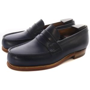 コインローファー レザー 2E ネイビー