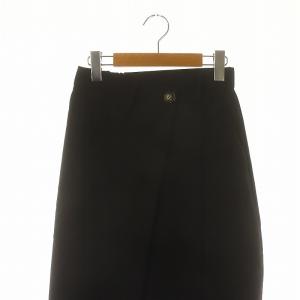 ENFOLD 24SS ワイドコクーンパンツ WIDE-COCOON TROUSERS ボトムス ジップフライ ウール