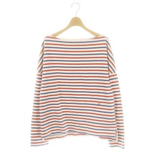 BORDER BOAT NECK PO プルオーバー カットソー 長袖 バスクシャツ ボーダー 01 マルチカラー