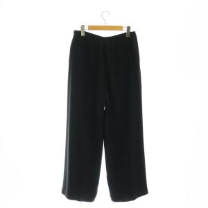 CHAOS トリアセテートフレアパンツ スラックス 36 黒 ブラック /DF OS