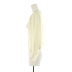 Apuweiser-riche 23SS バックパールボレロ カーディガン ニット ドルマンスリーブ 長袖 2 オフホワイト /DO OS