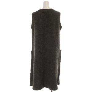 45rpm シェットランドジャンパースカート ロング ノースリーブ ウール 0 XS 黒 ブラック