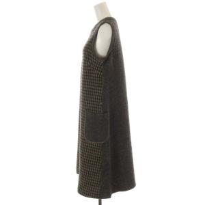 45rpm シェットランドジャンパースカート ロング ノースリーブ ウール 0 XS 黒 ブラック