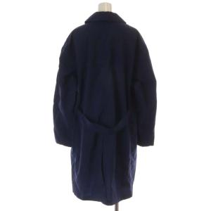 DANTON ナイロンタフタ ワークコート ロング 36 S 紺 ネイビー