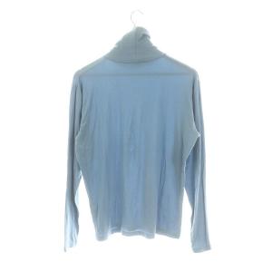 08sircus 22AW Stretch jersey super high neck ニットカットソー 長袖 タートルネック 5 ライトブルー