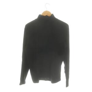 08sircus 22AW Stretch jersey super high neck ニット セーター 長袖 ハイネック 5 黒 ブラック