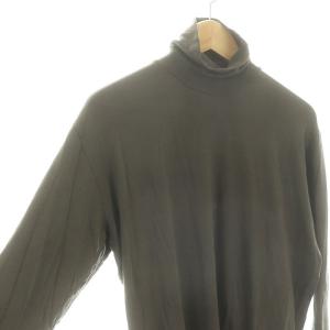 08sircus 22AW Stretch jersey super high neck ニット カットソー ハイネック 長袖 5 グレー