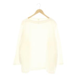 BASQUE SHIRT L/S カットソー ボートネック 長袖 L 白 ホワイト /MF OS AD