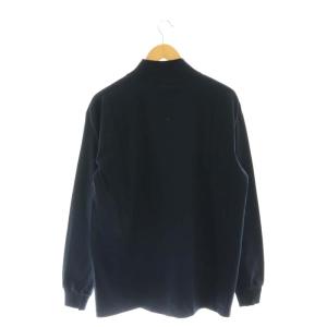 Graphpaper L/S Mock Neck Tee カットソー Tシャツ 長袖 モックネック 1 紺 ネイビー