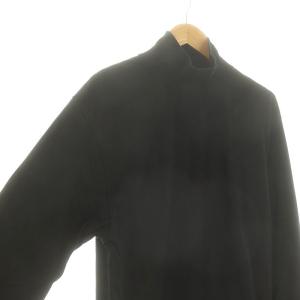 KAPTAIN SUNSHINE Suvin Supima Tube L/S High Neck Tee カットソー ハイネック 長袖 コットン 36 黒 ブラック