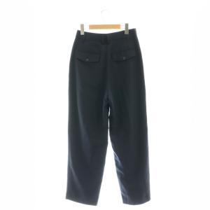 IENA TWビエラ ワイドテーパードパンツ タック 40 紺 ネイビー