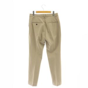 Spick&Span 23AW 裏起毛スリムストレートパンツ スラックス 40 ベージュ