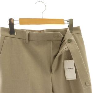 Spick&Span 23AW 裏起毛スリムストレートパンツ スラックス 40 ベージュ