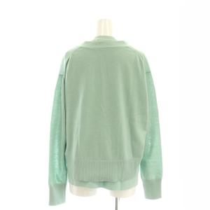 GALLARDAGALANTE 24SS アイシーコットンVネックカーディガン アイシーコットンノースリーブ ニット アンサンブル F