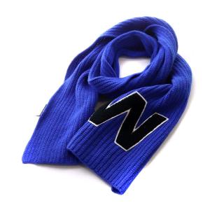 近年モデル BARDIES 6 ロゴ マフラー 青 ブルー /YO4