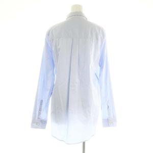 EVERYDAY I LIKE ベーシックシャツ 長袖 ワイヤー入り ライトブルー