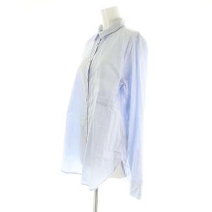 EVERYDAY I LIKE ベーシックシャツ 長袖 ワイヤー入り ライトブルー