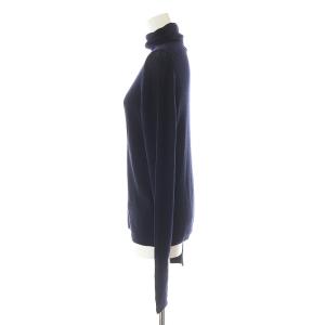 L'Appartement 23AW Wholegarme Turtleneck Knit ニット カットソー 長袖 ウール F 紺 ネイビー 23080560202730