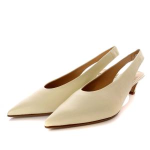 ブレンタ BRENTA Back Strap 4cm Heal Mule ミュール パンプス ポインテッドトゥ 38 24cm