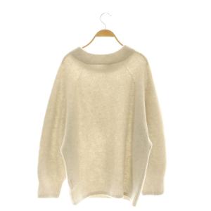 Spick&Span 23AW ボトルネックドルマンスリーブニット セーター 長袖 ウール グレージュ