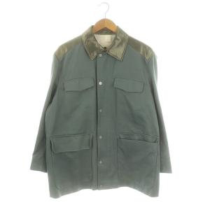 R C/ ツイルジャケット TWILL SHC JKT ブルソン コットン 48 XL カーキ 緑 グリーン