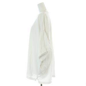 BLAMINK オーバーサイズTシャツ カットソー 五分袖 3 L 白 ホワイト