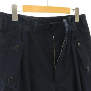 【関税込み】Dries Van Noten ネイビー タックパンツ org.jpg