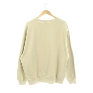 DRIES VAN NOTEN コットンスウェットプルオーバー M ベージュ