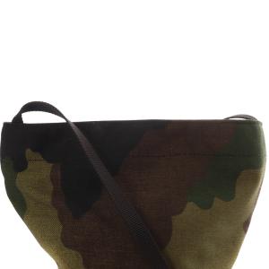 Hervé Chapelier カモフラージュ ナイロン舟型 ショルダーバッグ 緑 カーキ 1927W