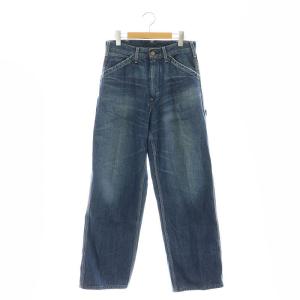 Lee別注 22AW painter デニム パンツ ジーンズ ペインター ワイド ジッパーフライ 36 紺 ネイビー