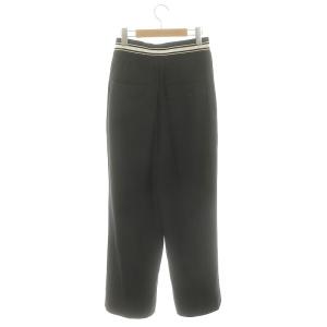 CINOH 22SS Elastic Straight Pants ワイドパンツ イージーパンツ 38 黒 ブラック