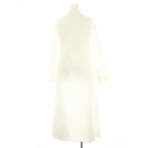 Grace Class 23AW サイドティアードシャツワンピース ロング 長袖 前開き 切替 38 白 ホワイト /ES OS