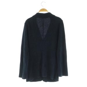 45rpm 藍染ニットジャケット カーディガン コットン 3 紺 ネイビー