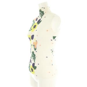 me ISSEY MIYAKE ストレッチプリーツノースリーブハイネックカットソー 