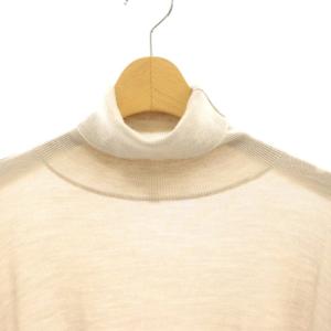 ENFOLD HIGH-NECK PULLOVER プルオーバー ニット セーター 長袖 タートルネック 38 グレージュ