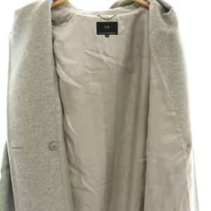 23区 vingt-trois ウール コート アウター ロング 38 杢グレー
