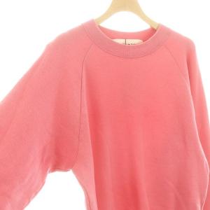 Shinzone 22AW COMMON SWEATSHIRT スウェット トレーナー 長袖 裏起毛 FO ピンク