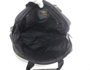 PRADA トートバッグ ハンドバッグ トライアングルロゴ ナイロン 黒 ブラック