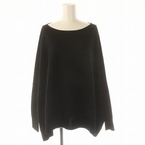 B/N ボリュームニット Volume Knit セーター 長袖 プルオーバー ウール F 黒 ブラック