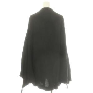 LIMI feu ドルマン 変形 ジャケット テーラード オーバーサイズ オープンスリーブ S 黒 ブラック /DF OS