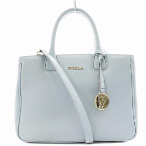 カミラ ハンドバッグ ショルダーバッグ 2way レザー 水色 ライトブルー /AN31 OF