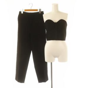 23SS 3way ベアトップジャンプスーツ bare top combinaison コンビネゾン ボトムス M 黒 ブラック