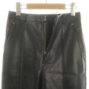 Ameri VINTAGE アメリヴィンテージ 23AW ピンタックフェイクレザーパンツ PIN TUCK FAKE LEATHER PANTS ボトムス