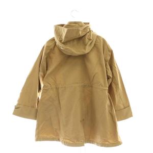 Spick&Span グログランフーディーコート スプリングコート ミドル丈 36 ベージュ