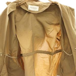 Spick&Span グログランフーディーコート スプリングコート ミドル丈 36 ベージュ