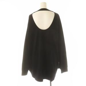 CLANE 24SS BACK OPEN HALTER NECK TOPS トップス カットソー 長袖 バックオープン